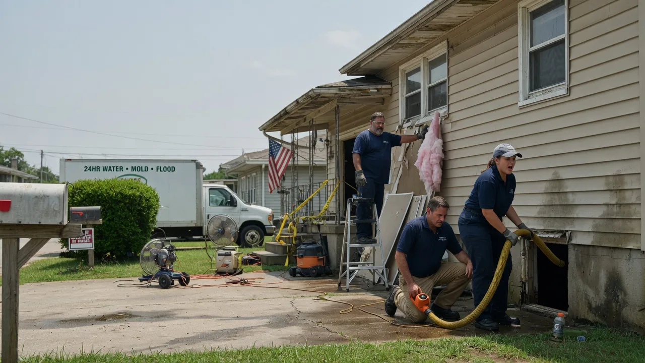 Water Damage Repair in Gibson, LA near me